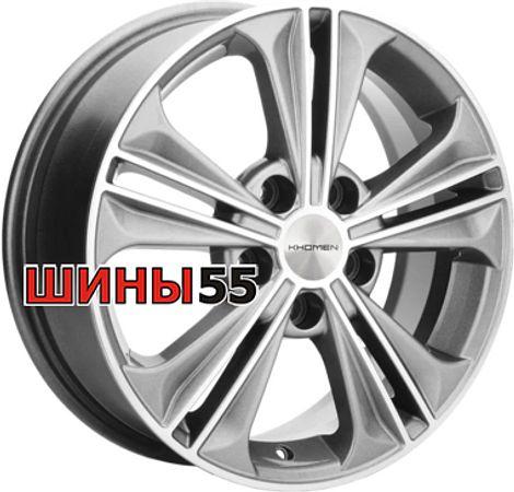 Диск Khomen Wheels KHW1603 (Creta/Seltos) 6x16 5x114,3 ET43 67,1 G-Silver-FP